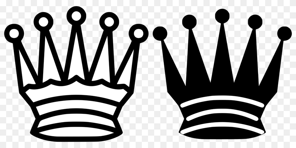 Chess Piece Queen King White And Black In Chess, Accessories, Cutlery, Fork, Jewelry Png Image
