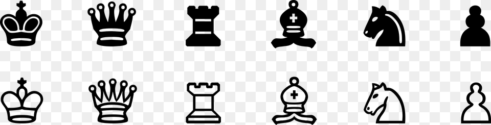 Chess Piece White And Black In Chess King Clip Art Chess Pieces Black And White, Gray Free Png
