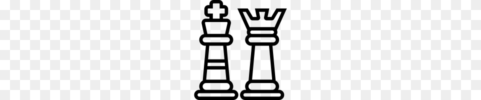 Chess Pieces Icons Noun Project, Gray Free Png Download