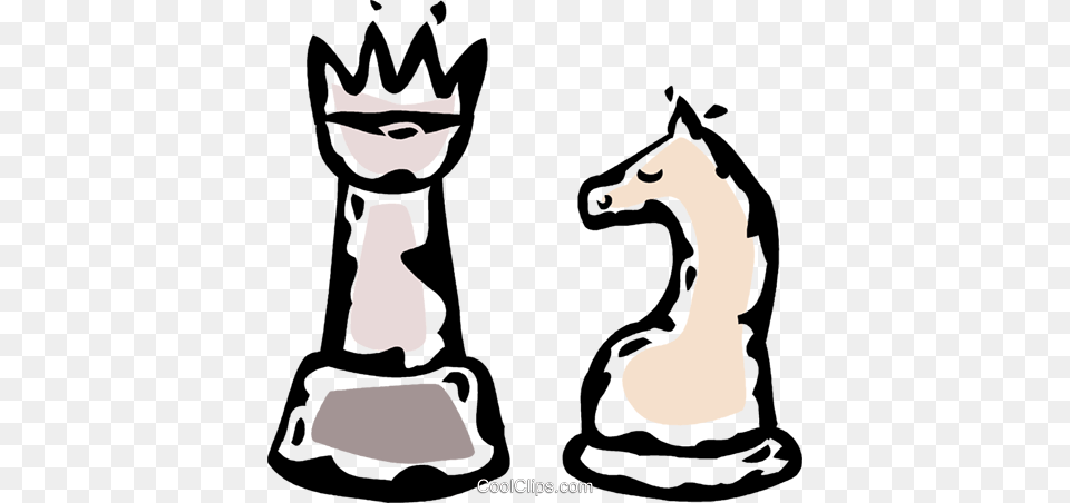 Chess Pieces Royalty Free Vector Clip Art Illustration Illustration, Person, Animal, Bird, Penguin Png Image