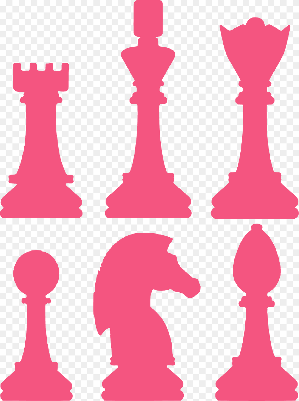Chess Pieces Silhouette, Person, Animal, Bear, Mammal Free Png