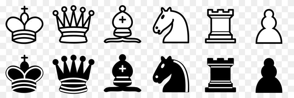 Chess Pieces Sprite, Stencil, Game Png