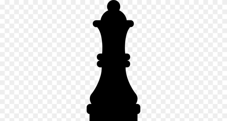 Chess Queen Icon, Gray Free Transparent Png
