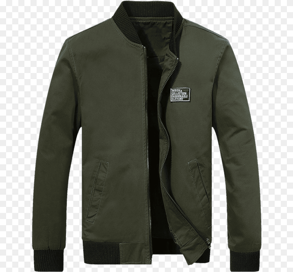 Chest Applique Bomber Jacket, Clothing, Coat, Blazer Free Png Download