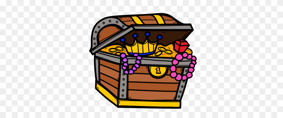 Chest Coins Gold Jewel Treasure Pirate Clipart, Dynamite, Weapon Png