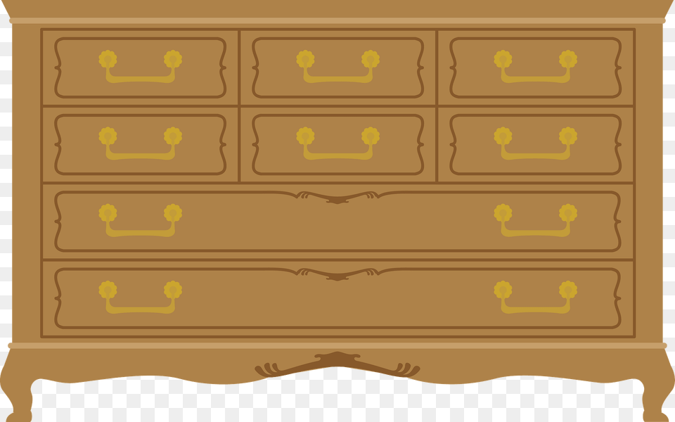 Chest Furniture Clipart, Cabinet, Drawer, Dresser Free Png Download