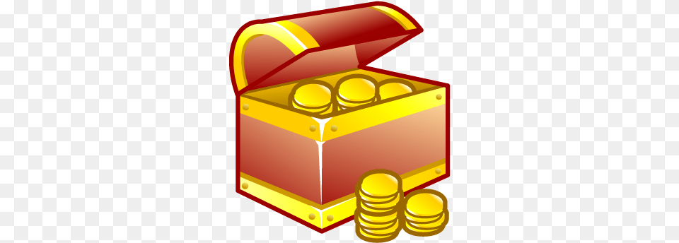 Chest Gold Treasure Icon Transparent Treasure Icon, Mailbox Png