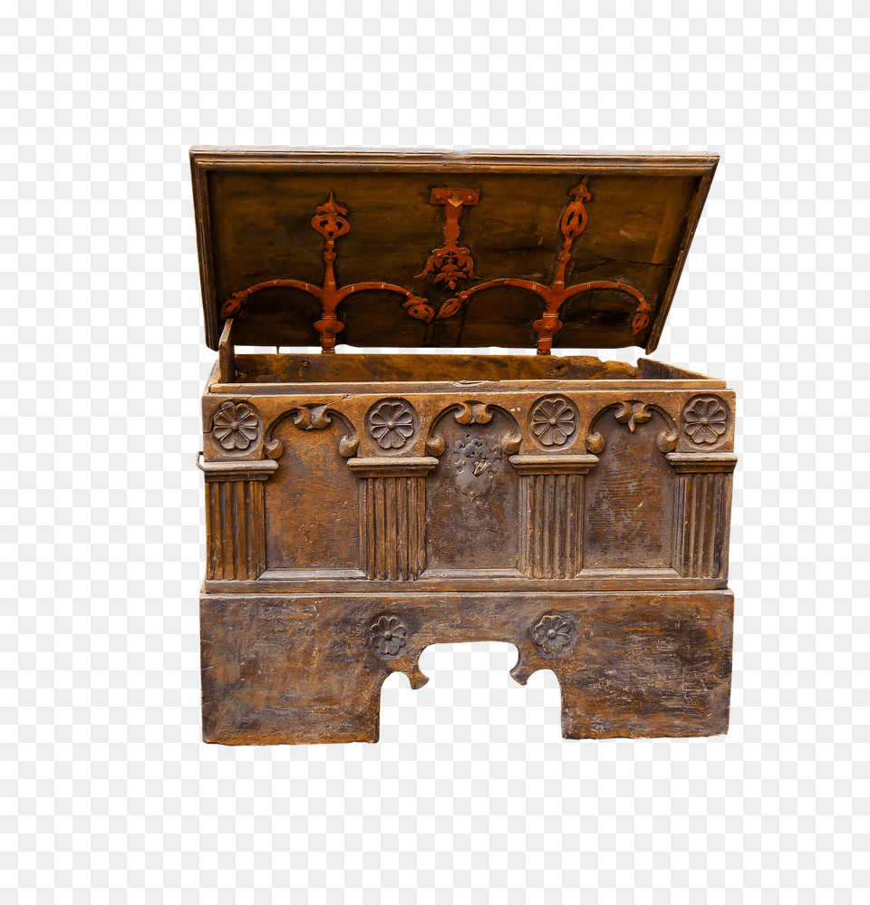 Chest Medieval, Treasure, Mailbox, Box Free Png Download