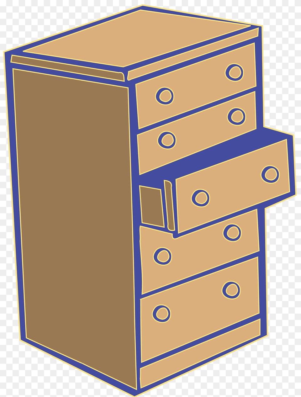 Chest Of Drawers Clipart, Cabinet, Drawer, Furniture, Mailbox Free Transparent Png