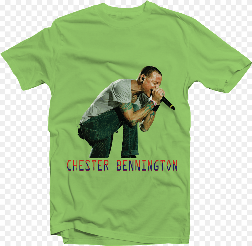 Chester Bennington T Shirt Slayer Funny T Shirt, T-shirt, Clothing, Person, Man Png