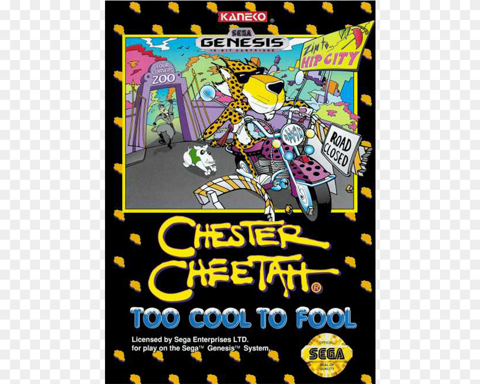 Chester Cheetah Too Cool To Fool Nintendo Super Nes, Advertisement, Poster, Book, Publication Png Image