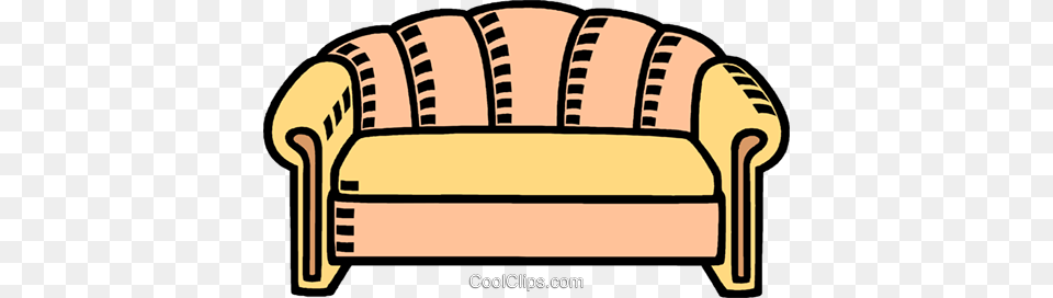 Chesterfield Sofa Royalty Vector Clip Art Illustration, Couch, Furniture, Chair Png