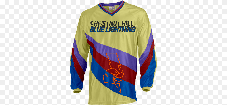 Chestnut Hill Blue Lightning Long Sleeved T Shirt, Clothing, Long Sleeve, Sleeve, T-shirt Free Transparent Png