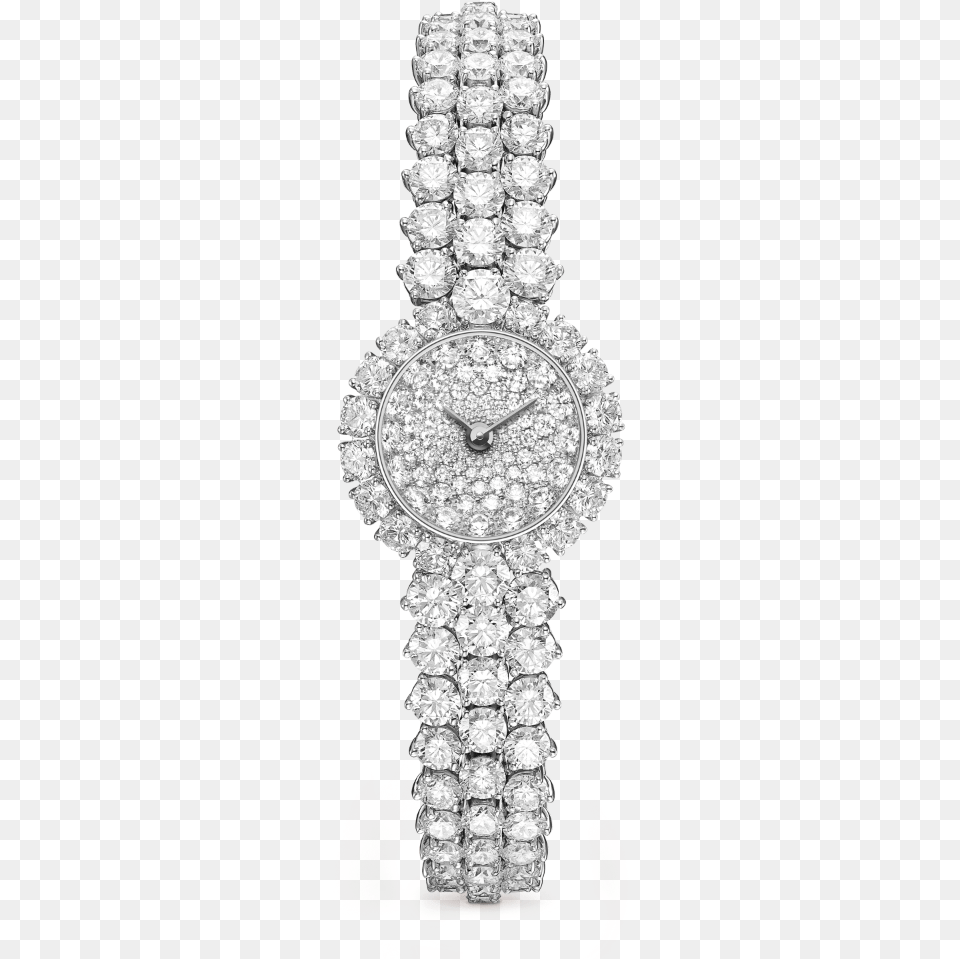 Cheval High Jewelry Watchplatinum Van Cleef Diamond Watch, Accessories, Gemstone, Female, Bride Png