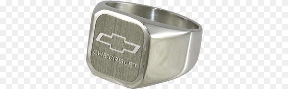Chevrolet Bowtie Signet Ring Ring, Accessories, Jewelry, Silver, Hot Tub Free Png