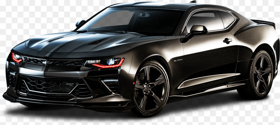 Chevrolet Camaro Black Car All Black Camaro 2020, Wheel, Vehicle, Coupe, Machine Png Image