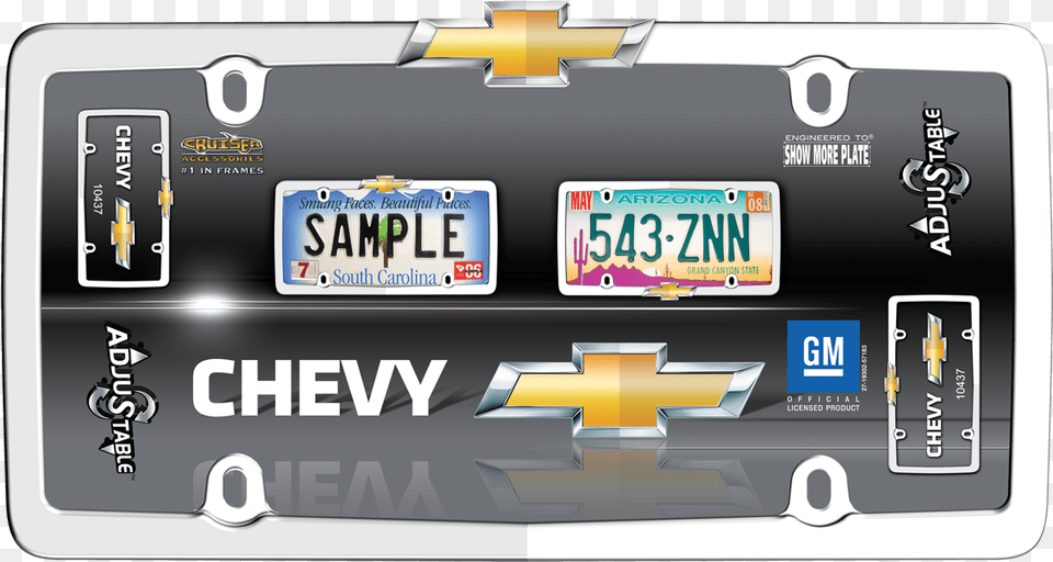 Chevrolet Chrome License Plate Frame, License Plate, Transportation, Vehicle Free Png