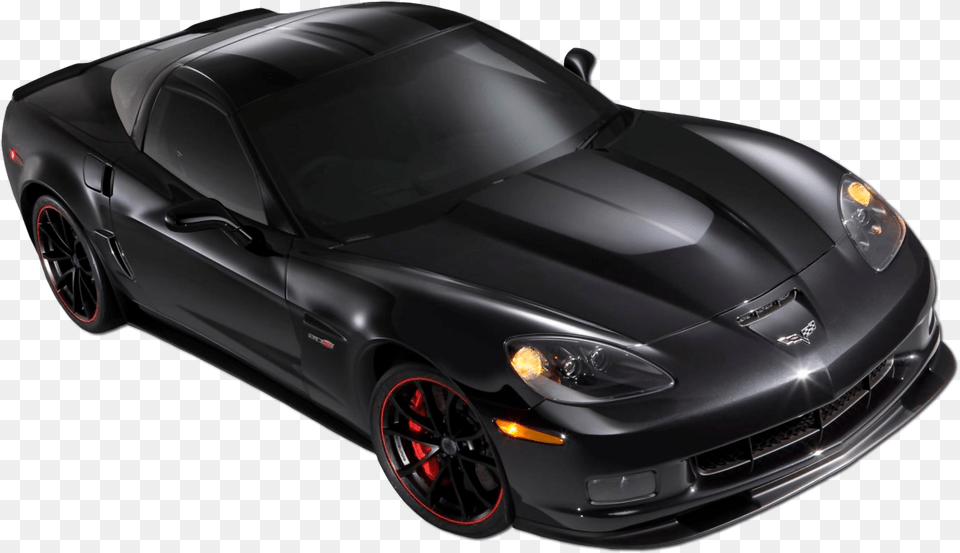 Chevrolet Corvette Clip Art Library Sport Car Black, Wheel, Vehicle, Coupe, Machine Png