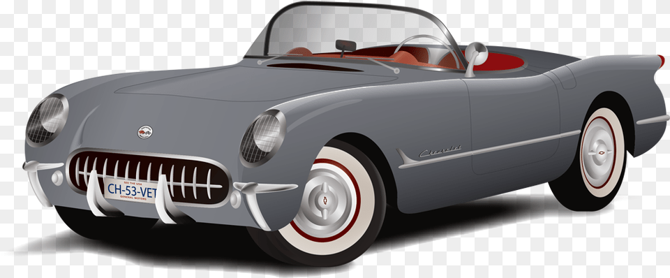 Chevrolet Corvette Corvette Stingray Sports Car Cartoon Convertible Car, Transportation, Vehicle, Coupe, Sports Car Png