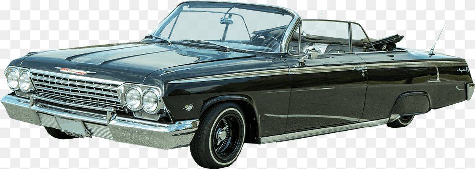 Chevrolet Impala Convertible Chevrolet Impala, Car, Transportation, Vehicle, Windshield Png