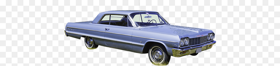 Chevrolet Impala Muscle Car Greeting Card Chevrolet Antiguo, Vehicle, Transportation, Sports Car, Coupe Free Png