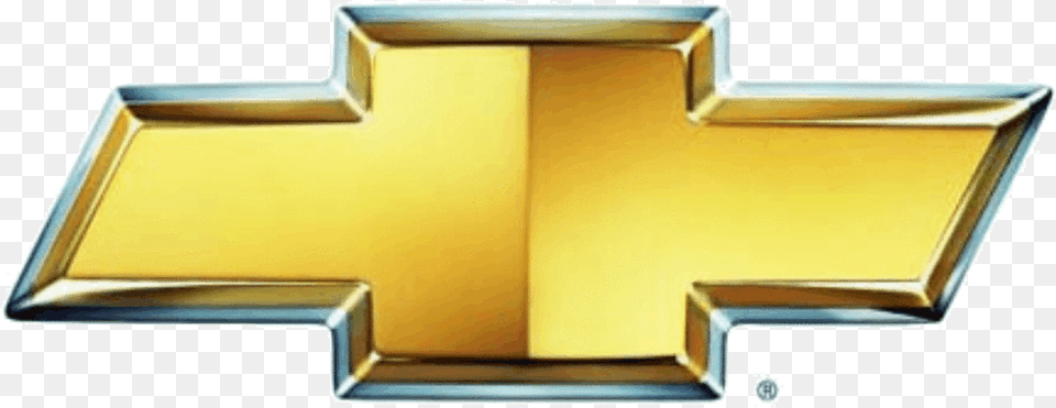 Chevrolet Logo Golden Plus Car Logo, Symbol, Mailbox Png Image