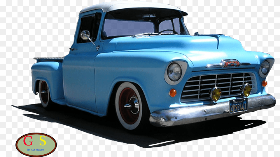 Chevrolet Pickup Truck Car 1955 Chevy Truck, Pickup Truck, Transportation, Vehicle, Machine Png Image