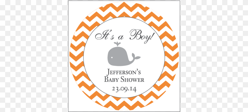 Chevron Amp Whale Boy Baby Shower Favour Personalised Sticker Para Baby Shower De, Text Free Png Download