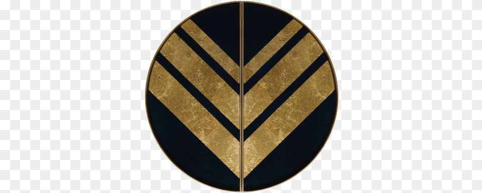 Chevron Half Moon Emblem, Gold, Armor, Logo Png