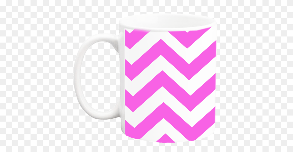 Chevron Pattern Background Custom Coffee Mug, Cup, Beverage, Coffee Cup Free Png Download