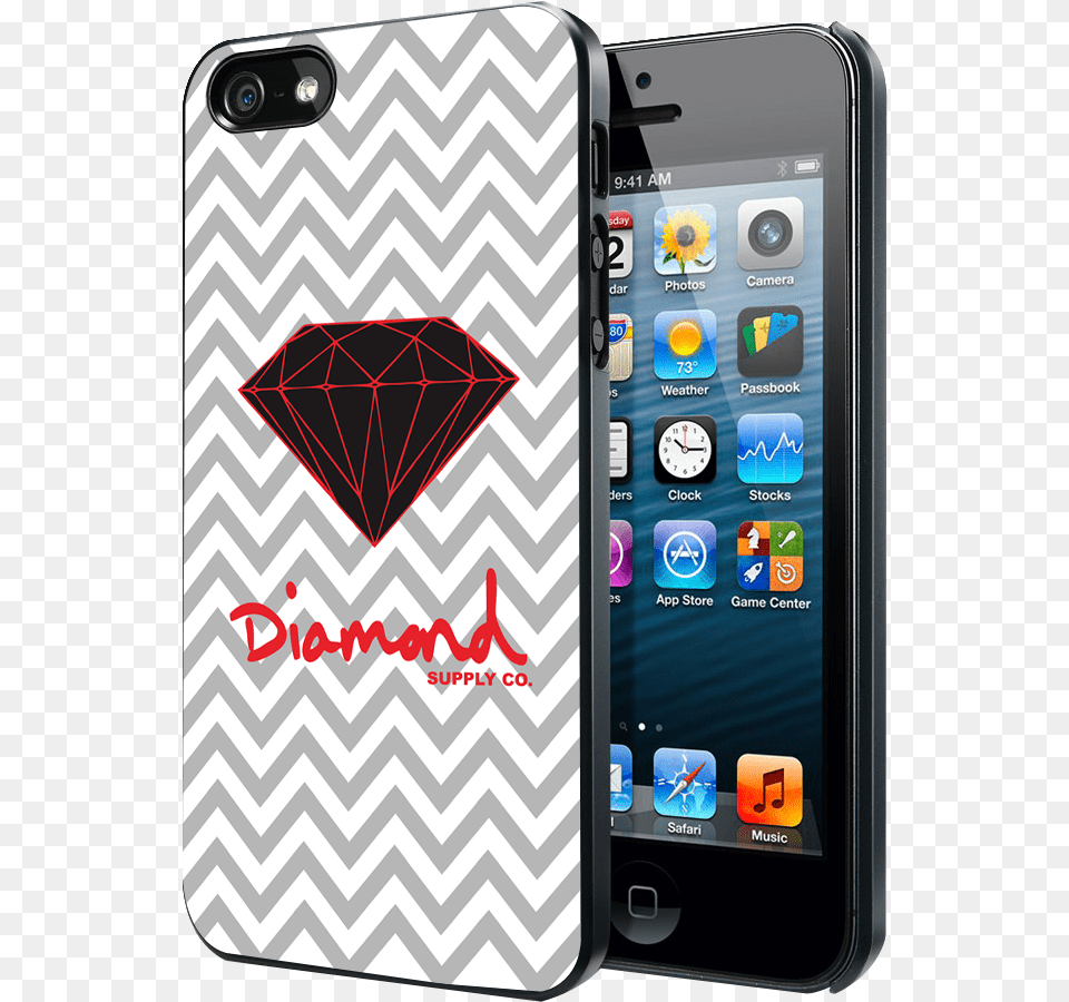 Chevron Red Diamond Supply Co Samsung Galaxy S3 S4 Friends Tv Show Iphone 4s Case, Electronics, Mobile Phone, Phone Free Png Download