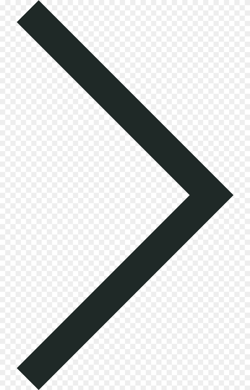 Chevron Thin Right Arrow View, Triangle Png
