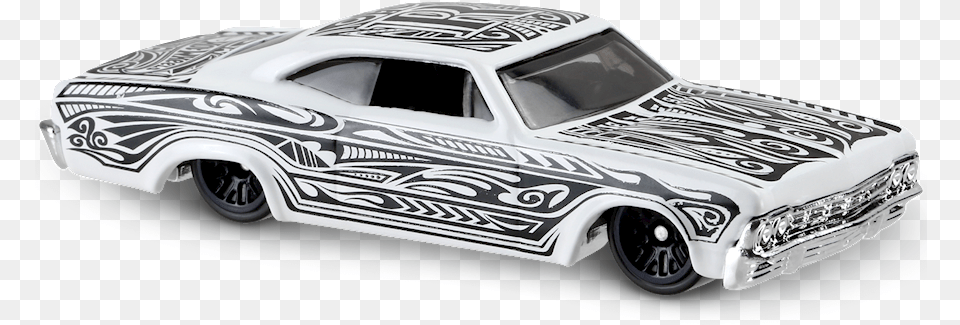 Chevy Impala In White Hw Art Cars Car Collector Hot Classic Car, Vehicle, Transportation, Coupe, Sports Car Free Transparent Png