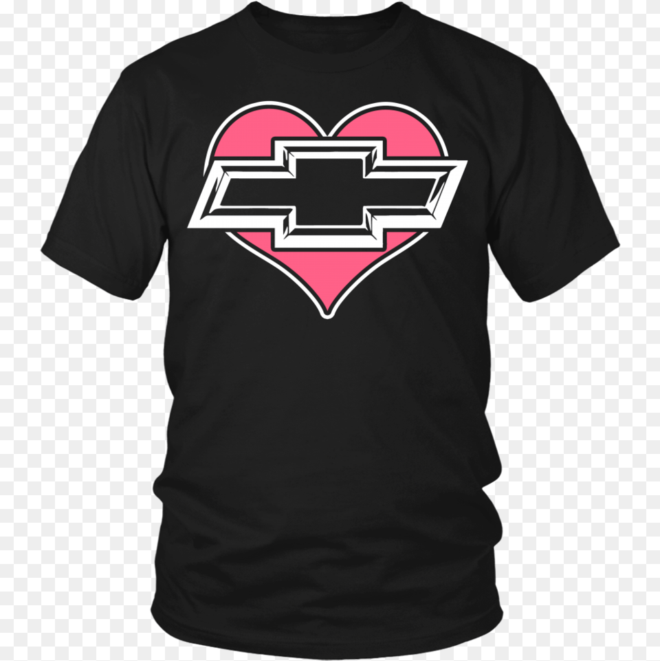 Chevy Logo Heart, Clothing, Shirt, T-shirt, Symbol Free Transparent Png