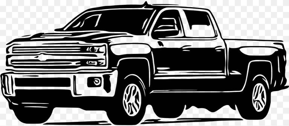 Chevy Silverado Pickup Truck Vehicle Auto Chevy Truck, Gray Png Image