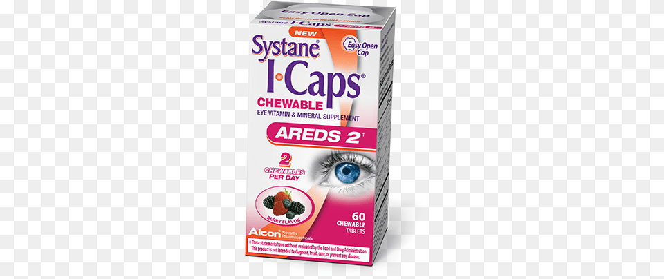 Chewable Areds 2 Vitamin Systane Icaps Eye Vitamin, Berry, Food, Fruit, Plant Free Png Download