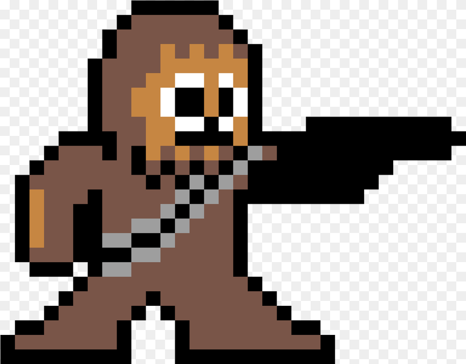 Chewbacca 2d Video Game Characters Clipart Full Size Megaman 8 Bits Png