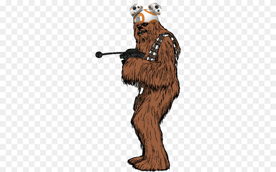 Chewbacca Clipart Animated Star Wars Chewy Clipart, Adult, Female, Person, Woman Free Png