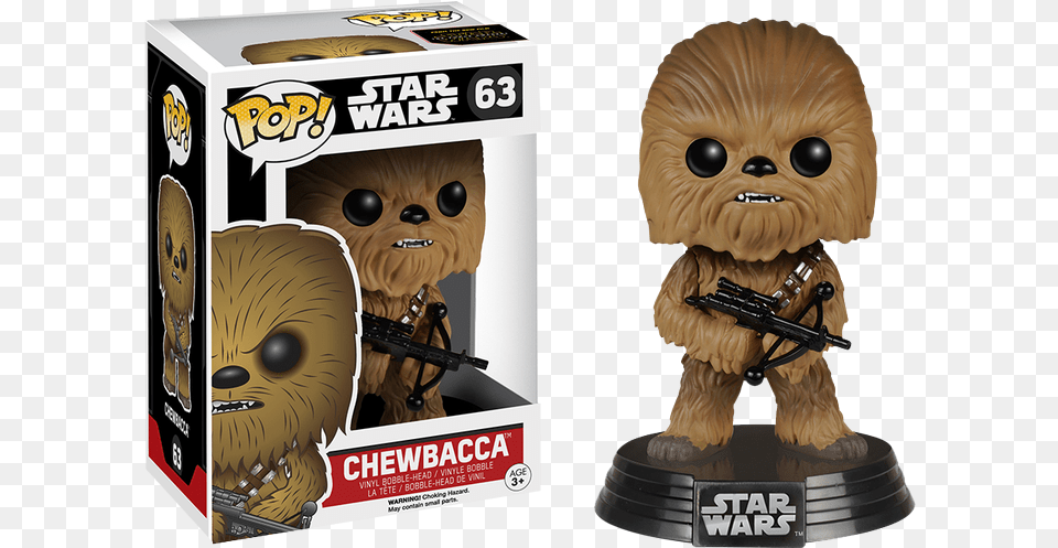 Chewbacca Episode 7 Star Wars Chewbacca Funko Pop, Figurine, Animal, Cat, Mammal Free Png Download