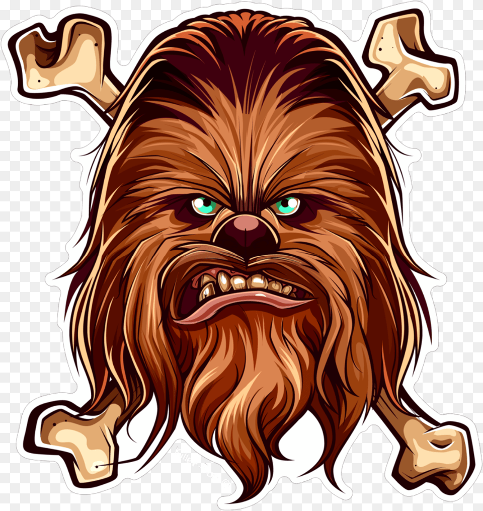 Chewbacca Illustration, Animal, Lion, Mammal, Wildlife Png Image