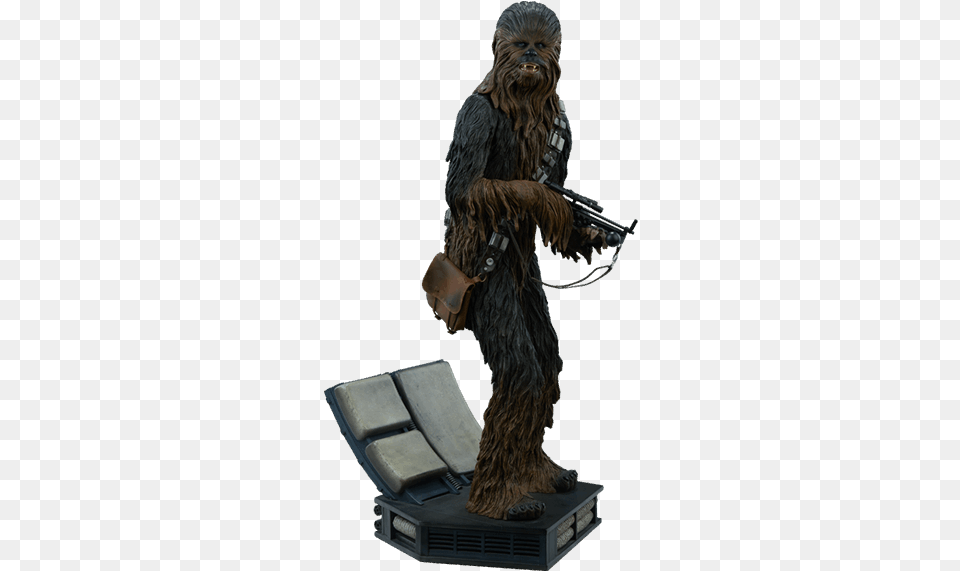 Chewbacca Premium Format Sideshow Collectibles Statue Star Wars Figure, Bronze, Animal, Bird, Mammal Free Transparent Png