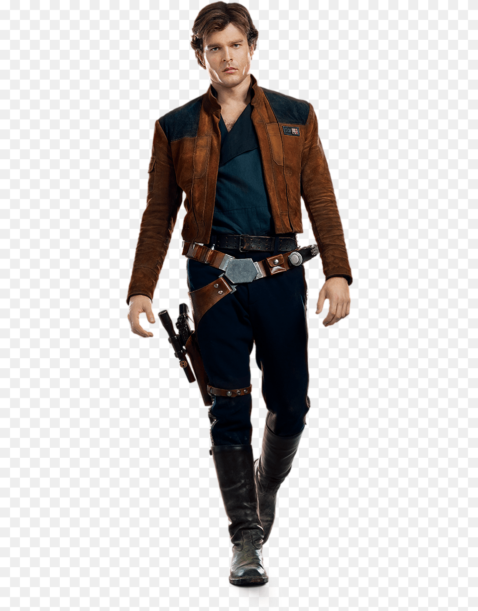 Chewbacca Solo A Star Wars Story Cut Out Characters With Han Solo Star Wars, Jacket, Clothing, Coat, Sleeve Free Png