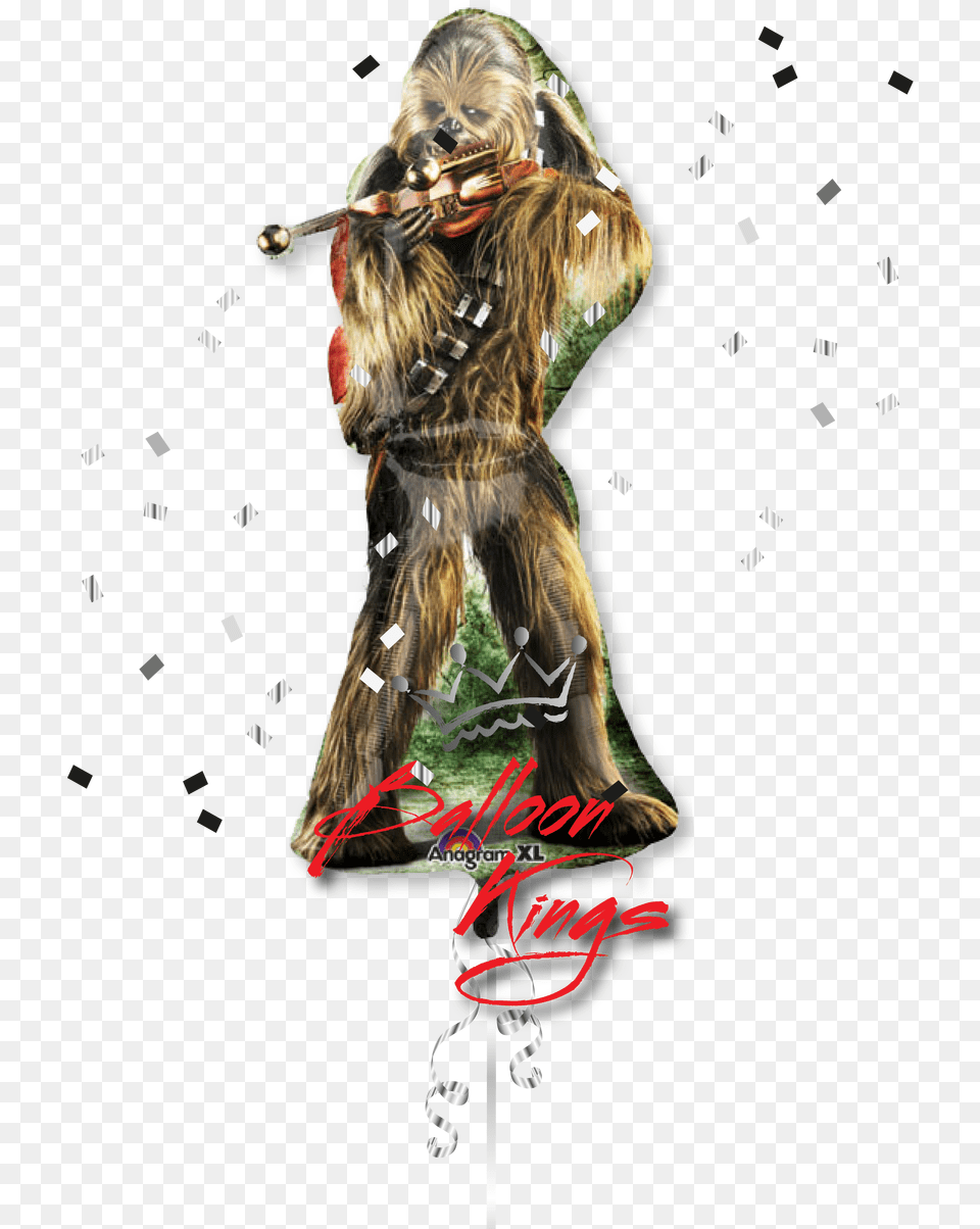 Chewbacca Star Wars Chewbacca Jumbo Foil Balloon, Adult, Female, Person, Woman Free Png Download