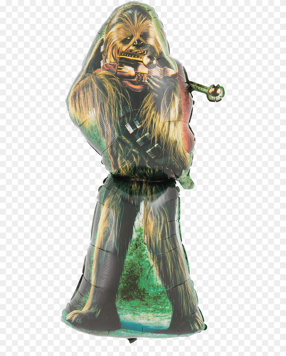 Chewbacca Supershape Balloon Figurine, Adult, Female, Person, Woman Free Transparent Png