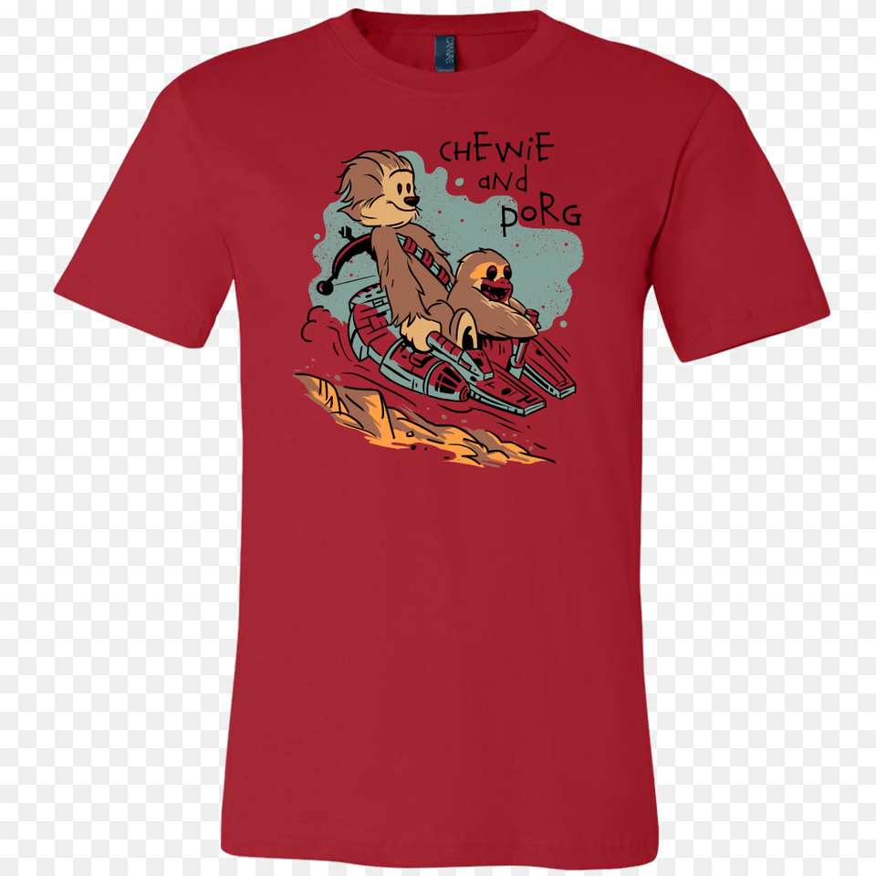 Chewie And Porg, Clothing, T-shirt, Baby, Person Png