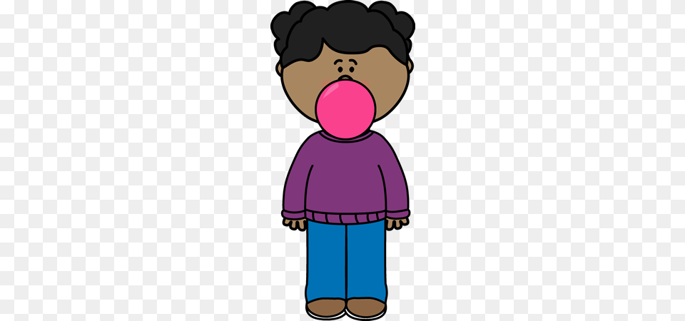 Chewing Clipart, Gum, Purple, Baby, Person Free Png