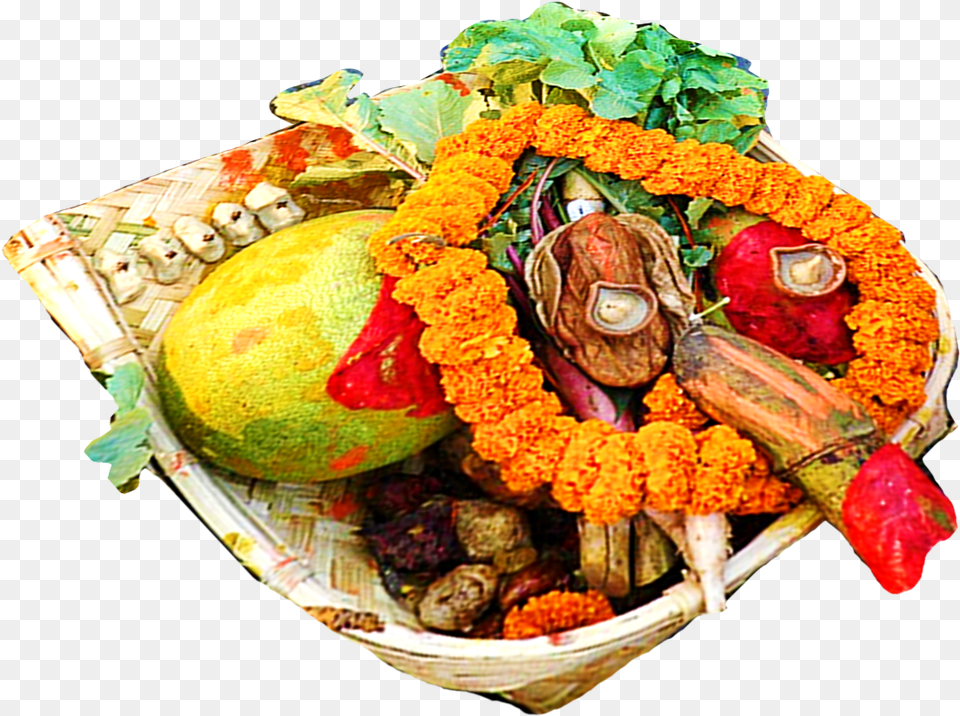 Chhat Puja New Kalash Chhath Puja Image, Food, Food Presentation, Basket, Herbal Free Png