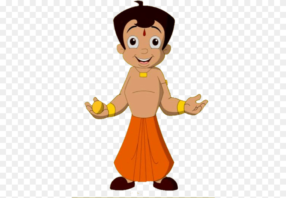 Chhota Bheem Aur Krishna In Mayanagri Chhota Bheem Cartoon Characters, Baby, Person, Face, Head Free Png Download
