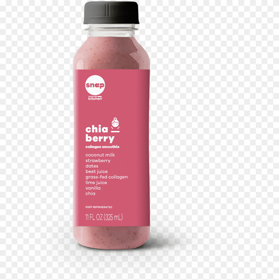 Chia Berry Collagen Smoothie Water Bottle, Beverage, Juice, Alcohol, Beer Png