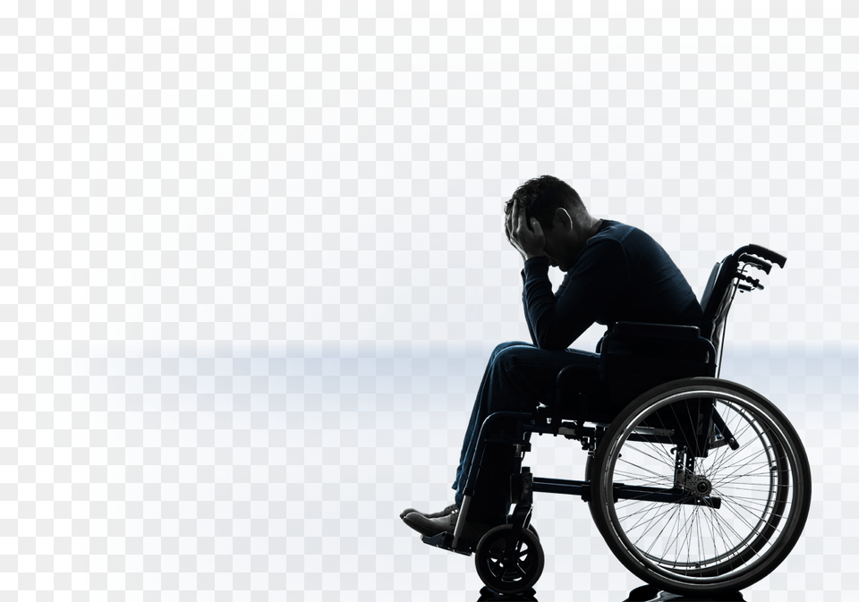 Chiaf Law Offices Crippled With A Wheelchair, Adult, Chair, Furniture, Male Free Png Download
